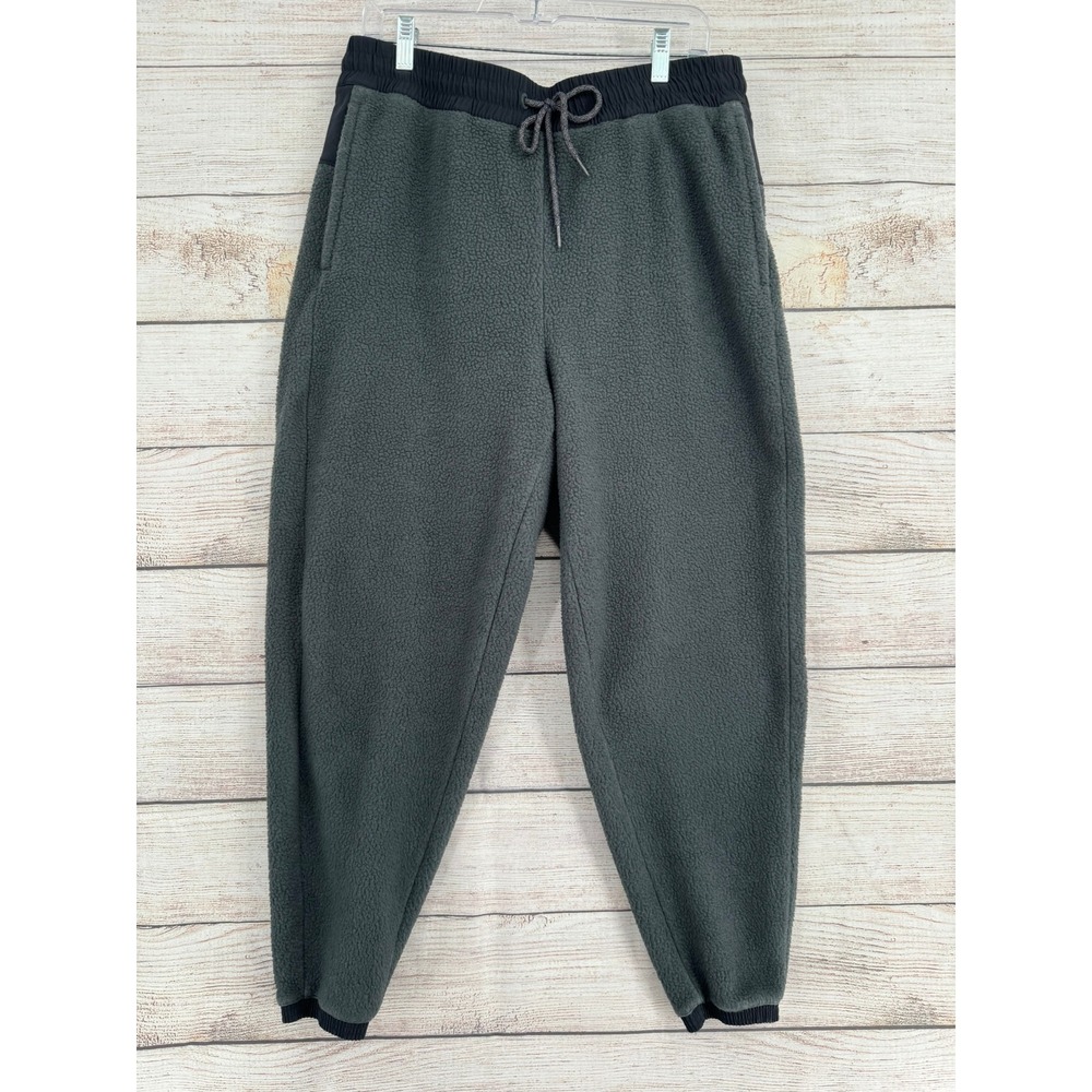 Allbirds Fluff Fleece Pant Mens L‎ Charcoal Grey Sustainable Tapered Joggers